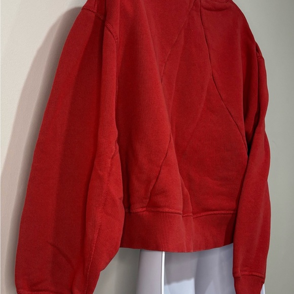 Rag & Bone Vibrant Red Textured Knit - Picture 7 of 9